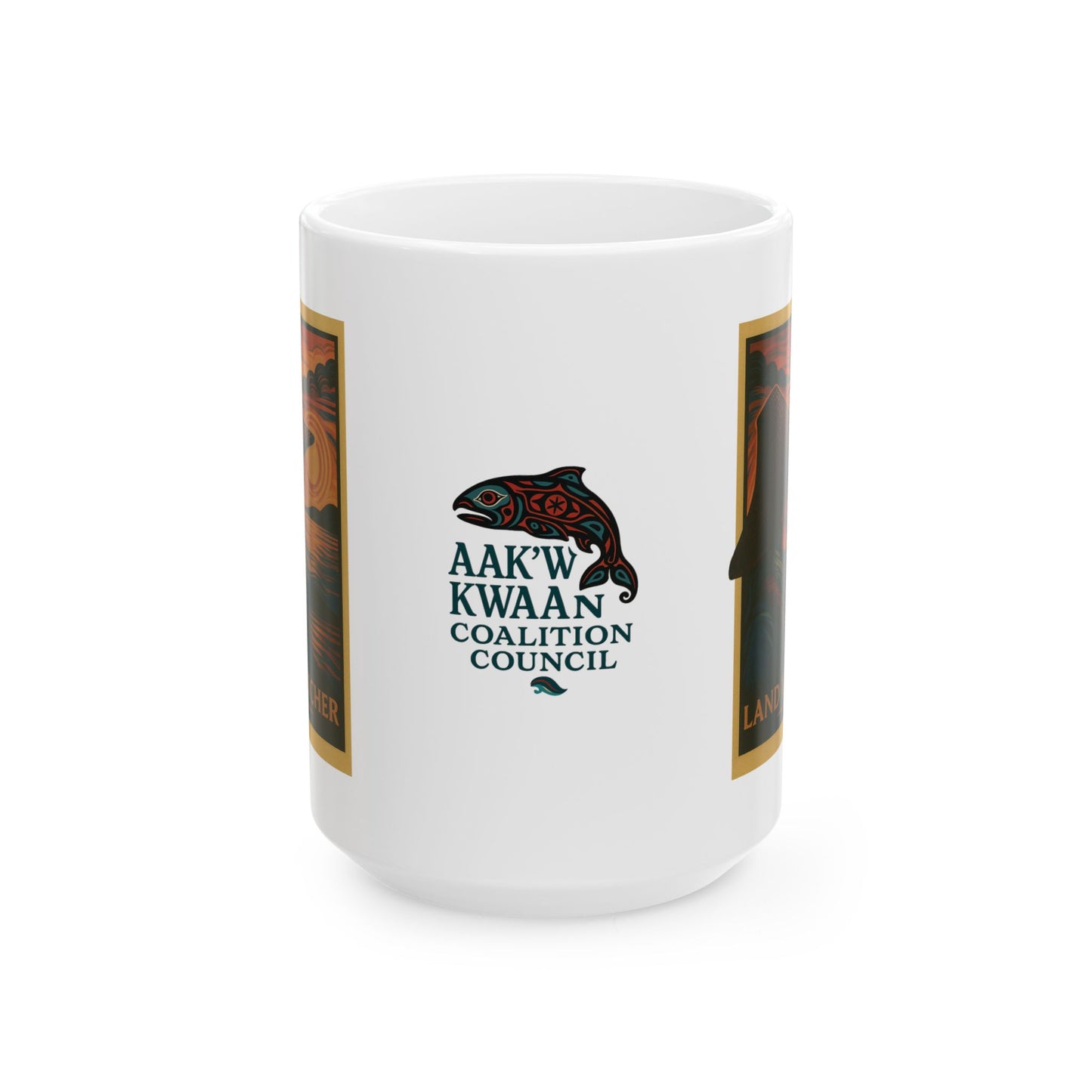 Land Watcher Formline Ceramic Mug, (11oz, 15oz)