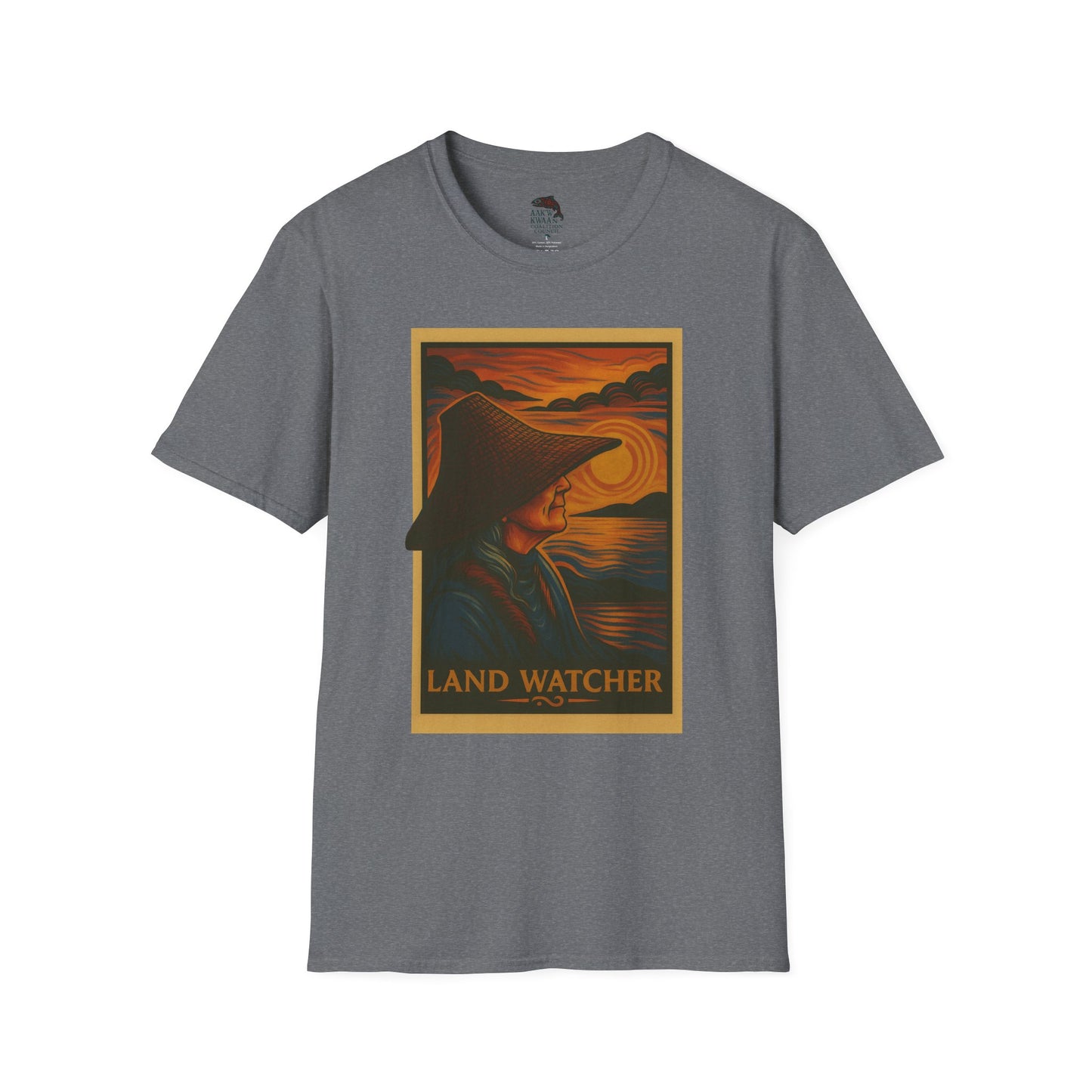 Land Watcher Unisex Softstyle T-Shirt - Nature Lover Tee, Gifts for Hikers, Casual Wear, Outdoor Adventure, Eco-Friendly Apparel