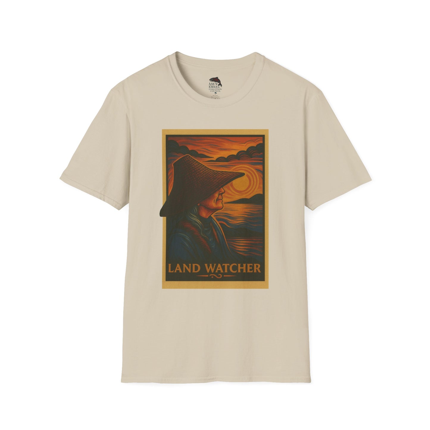 Land Watcher Unisex Softstyle T-Shirt - Nature Lover Tee, Gifts for Hikers, Casual Wear, Outdoor Adventure, Eco-Friendly Apparel