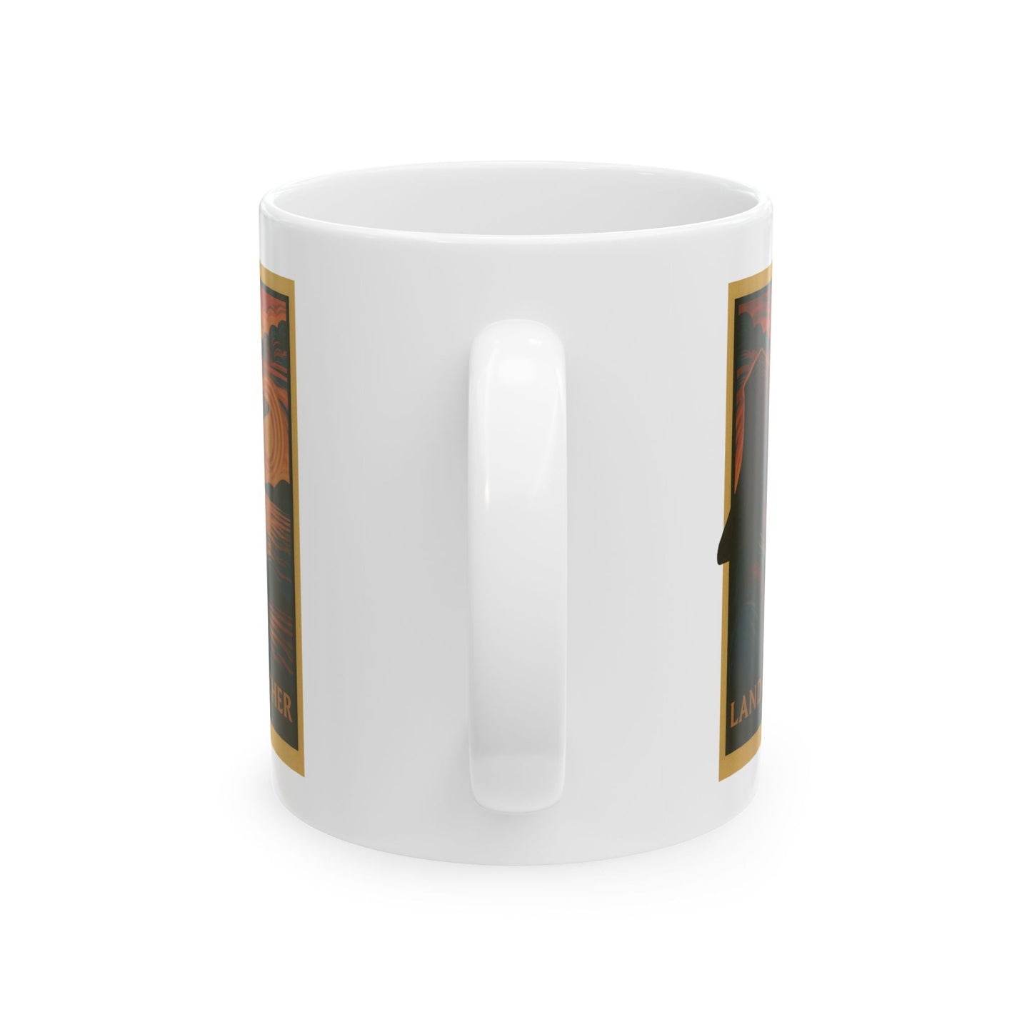 Land Watcher Formline Ceramic Mug, (11oz, 15oz)