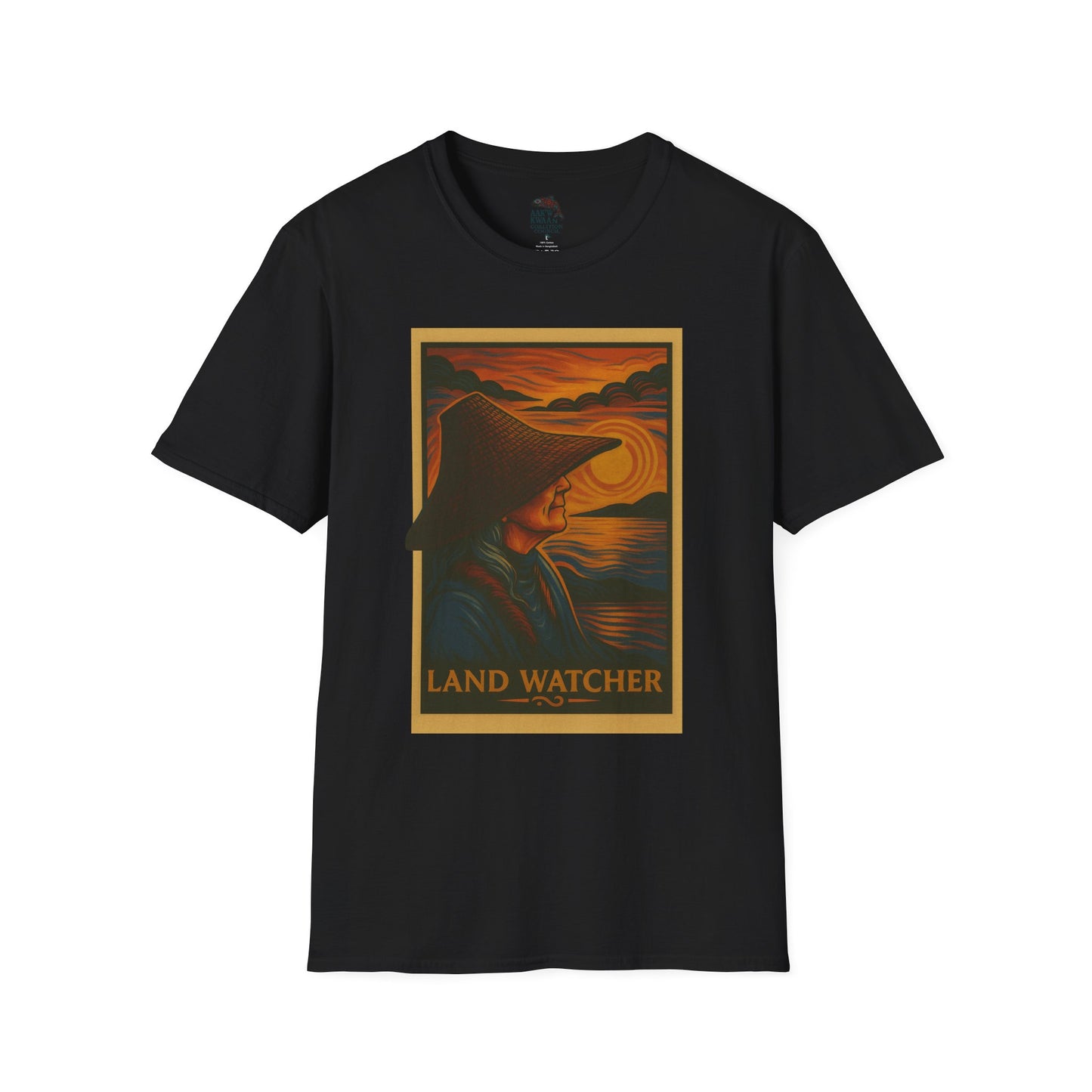 Land Watcher Unisex Softstyle T-Shirt - Nature Lover Tee, Gifts for Hikers, Casual Wear, Outdoor Adventure, Eco-Friendly Apparel