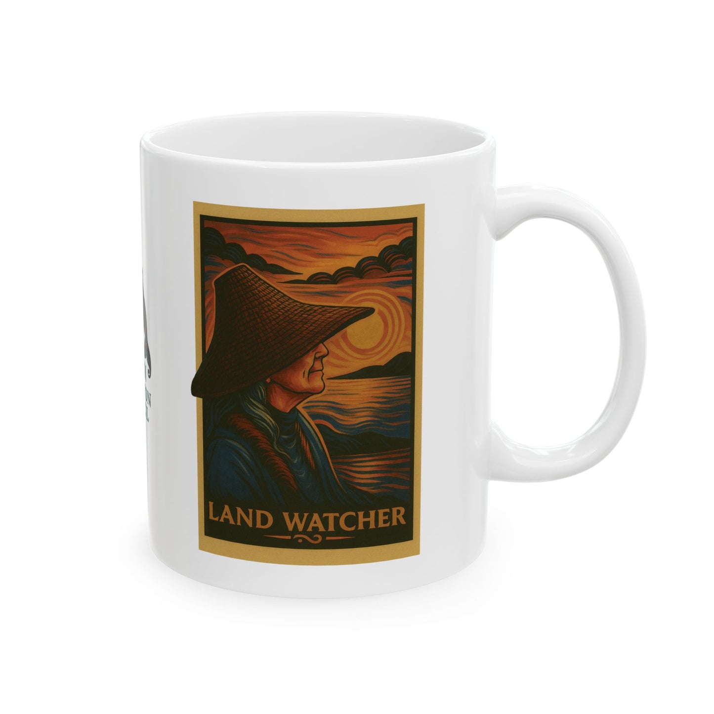Land Watcher Formline Ceramic Mug, (11oz, 15oz)