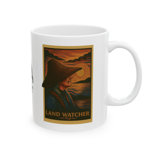 Land Watcher Formline Ceramic Mug, (11oz, 15oz)