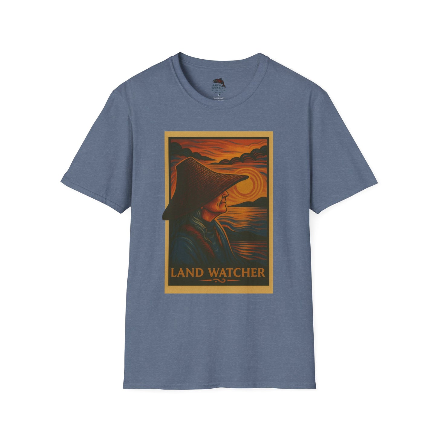 Land Watcher Unisex Softstyle T-Shirt - Nature Lover Tee, Gifts for Hikers, Casual Wear, Outdoor Adventure, Eco-Friendly Apparel