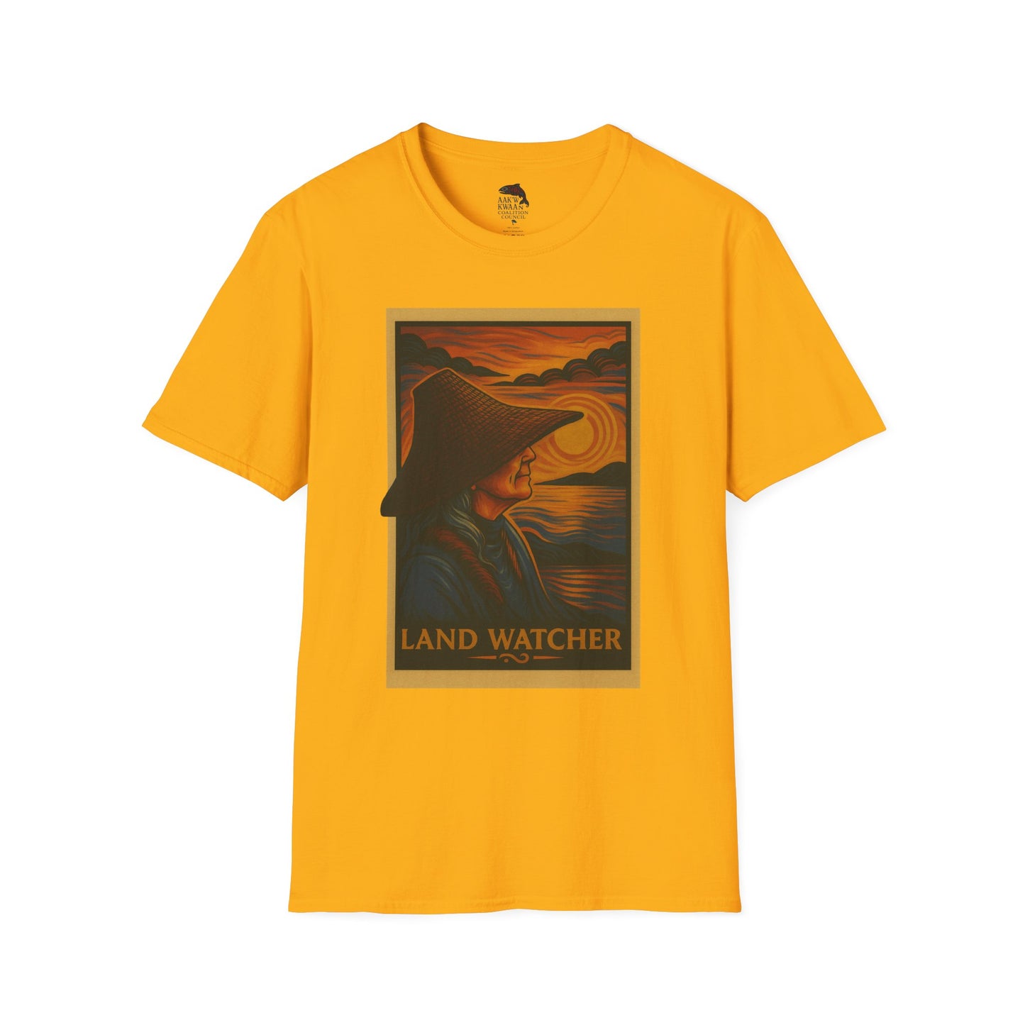 Land Watcher Unisex Softstyle T-Shirt - Nature Lover Tee, Gifts for Hikers, Casual Wear, Outdoor Adventure, Eco-Friendly Apparel