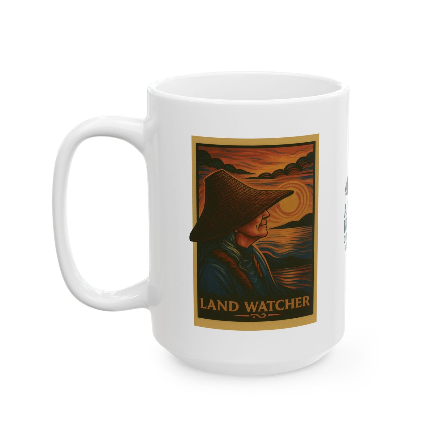 Land Watcher Formline Ceramic Mug, (11oz, 15oz)