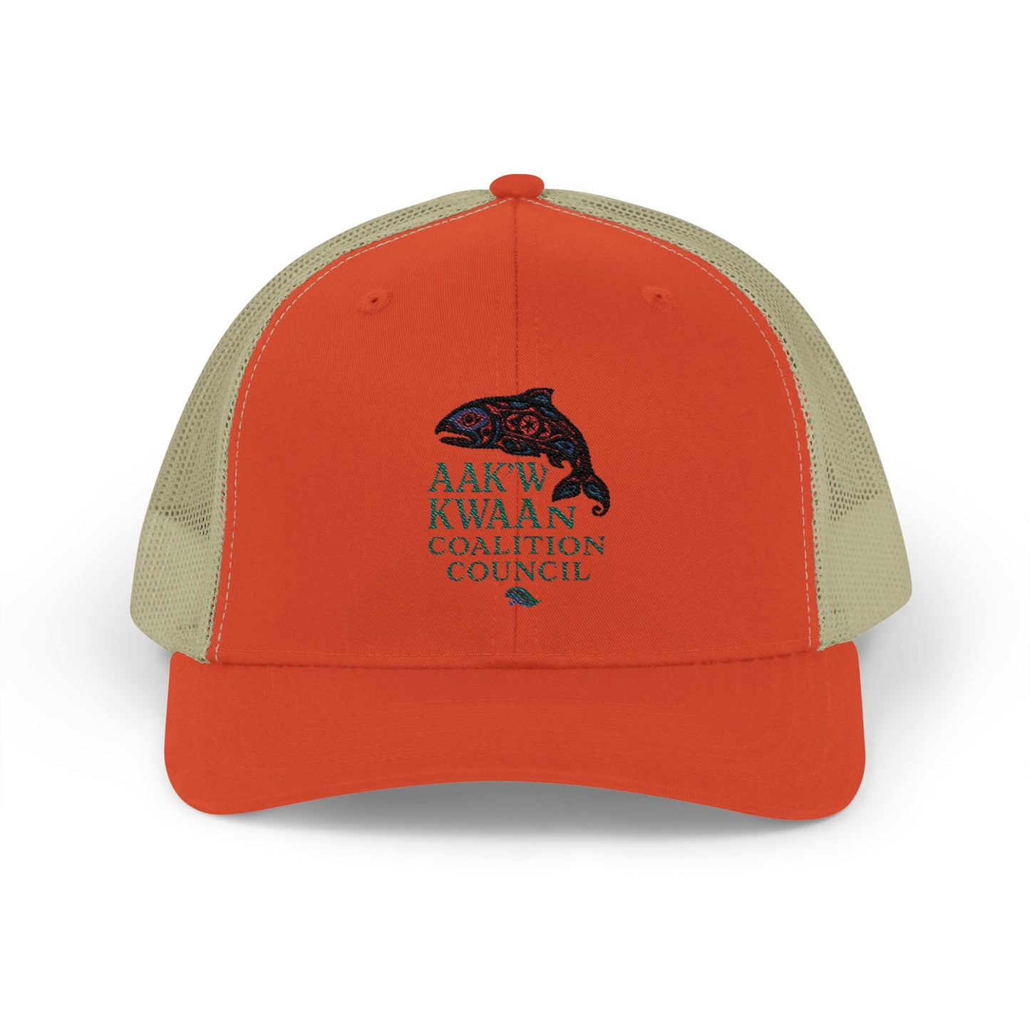Dog Salmon Snapback Trucker Cap, Outdoor Hat for Fishing Enthusiasts, Summer Accessory for BBQs, Beach Days, Casual Wear