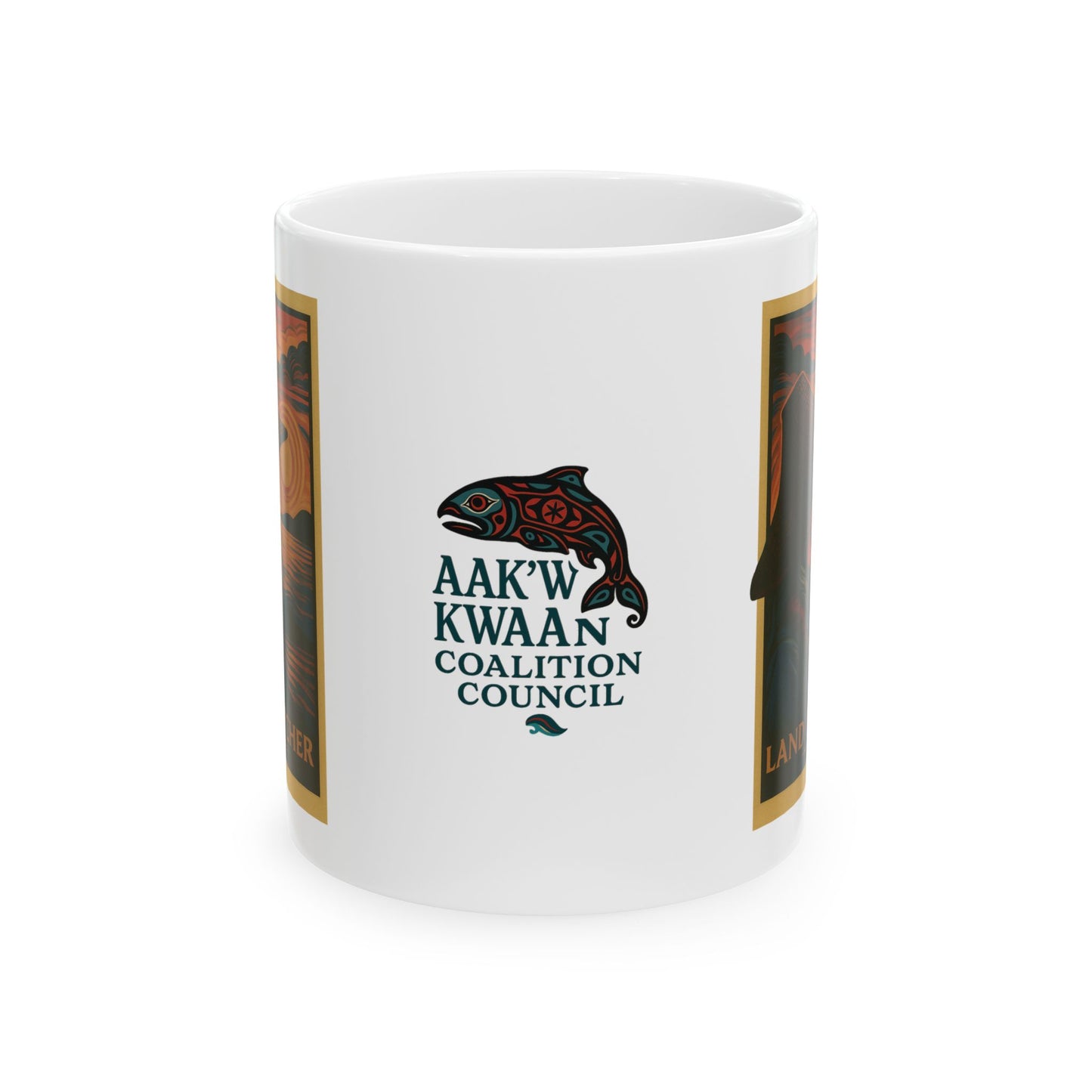 Land Watcher Formline Ceramic Mug, (11oz, 15oz)