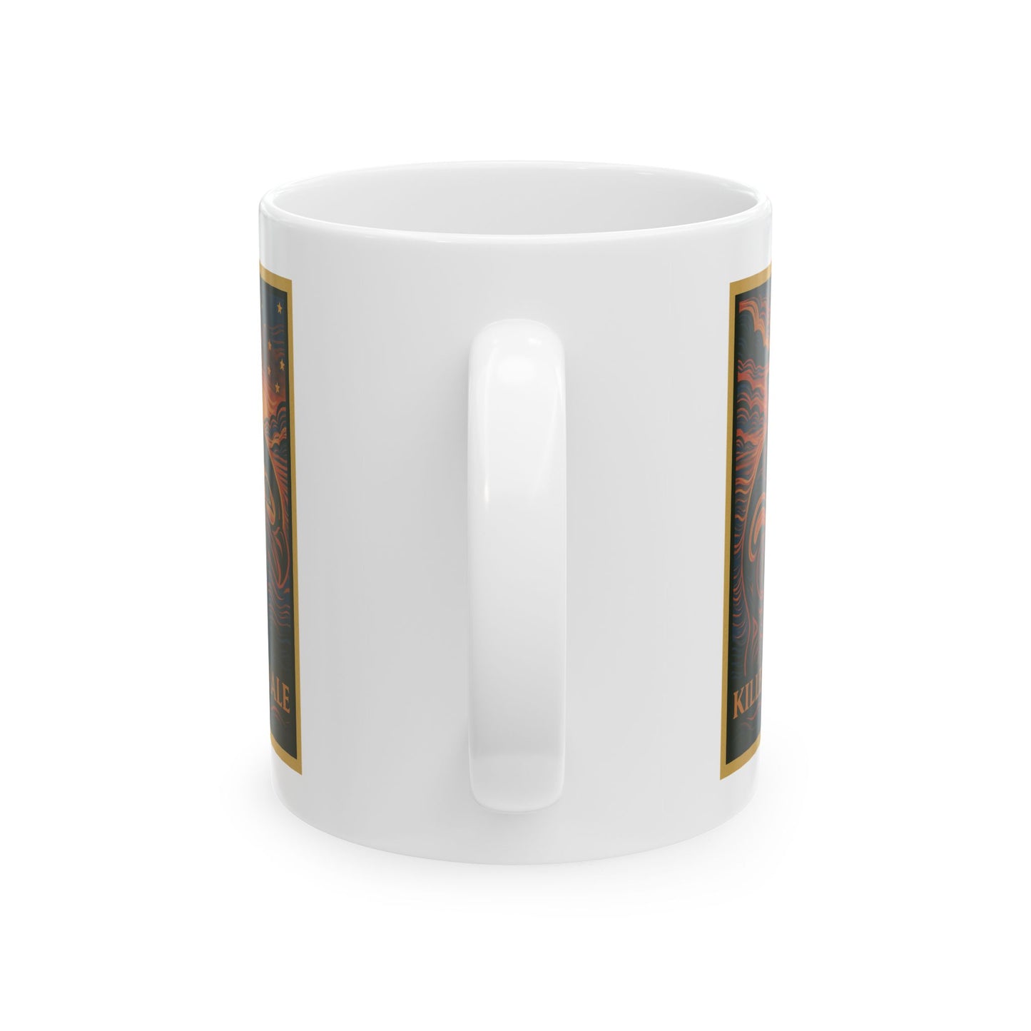 Killer Whale Formline Ceramic Mug, (11oz, 15oz)