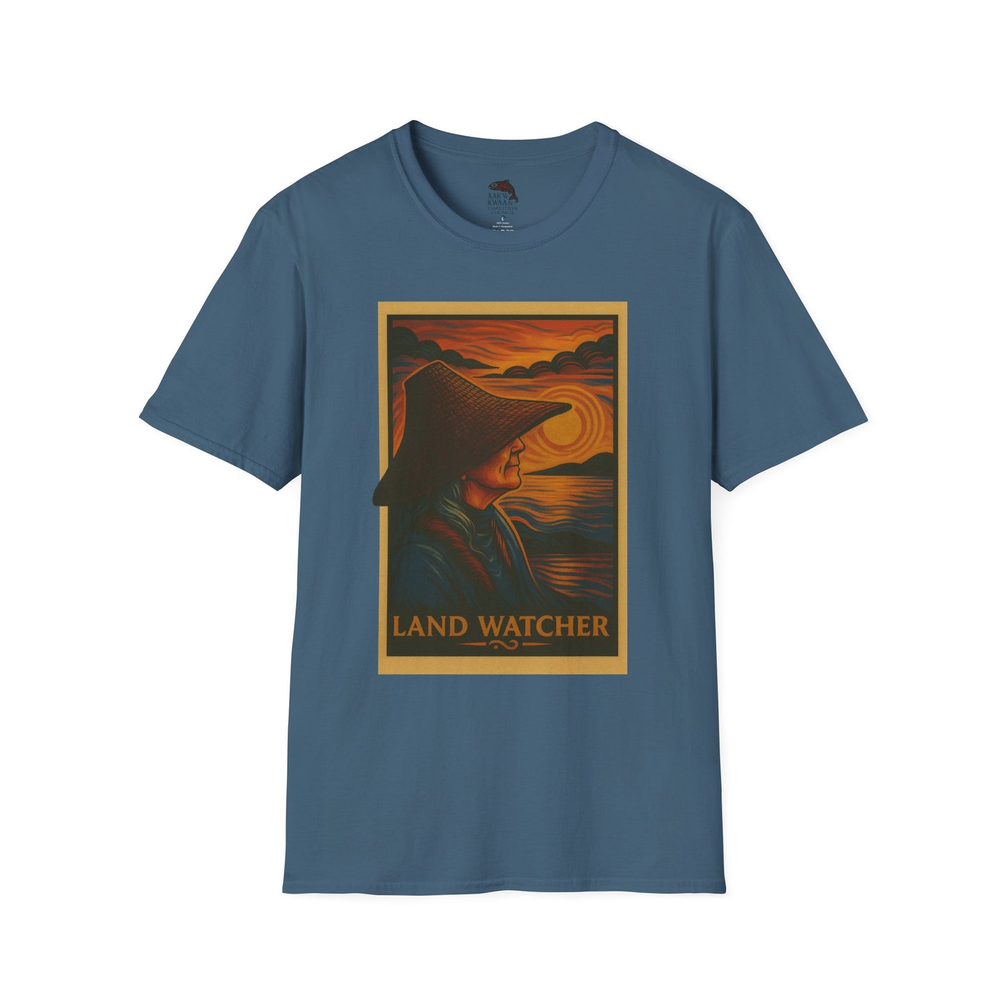 Land Watcher Unisex Softstyle T-Shirt - Nature Lover Tee, Gifts for Hikers, Casual Wear, Outdoor Adventure, Eco-Friendly Apparel