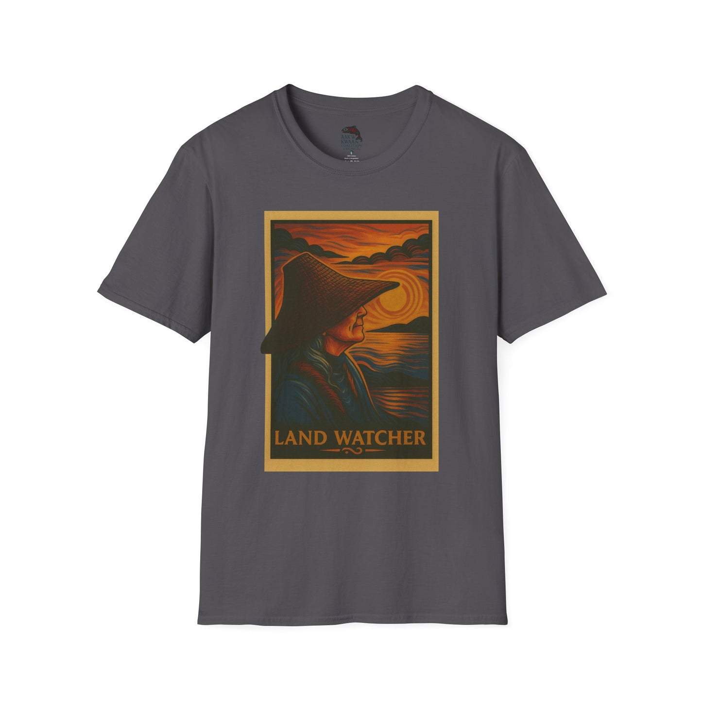 Land Watcher Unisex Softstyle T-Shirt - Nature Lover Tee, Gifts for Hikers, Casual Wear, Outdoor Adventure, Eco-Friendly Apparel